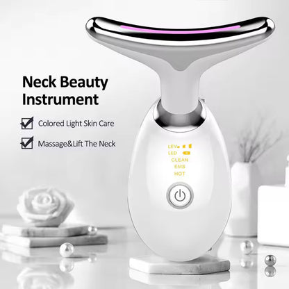 7 Color Neck Face Massager Neck Beauty Instrument