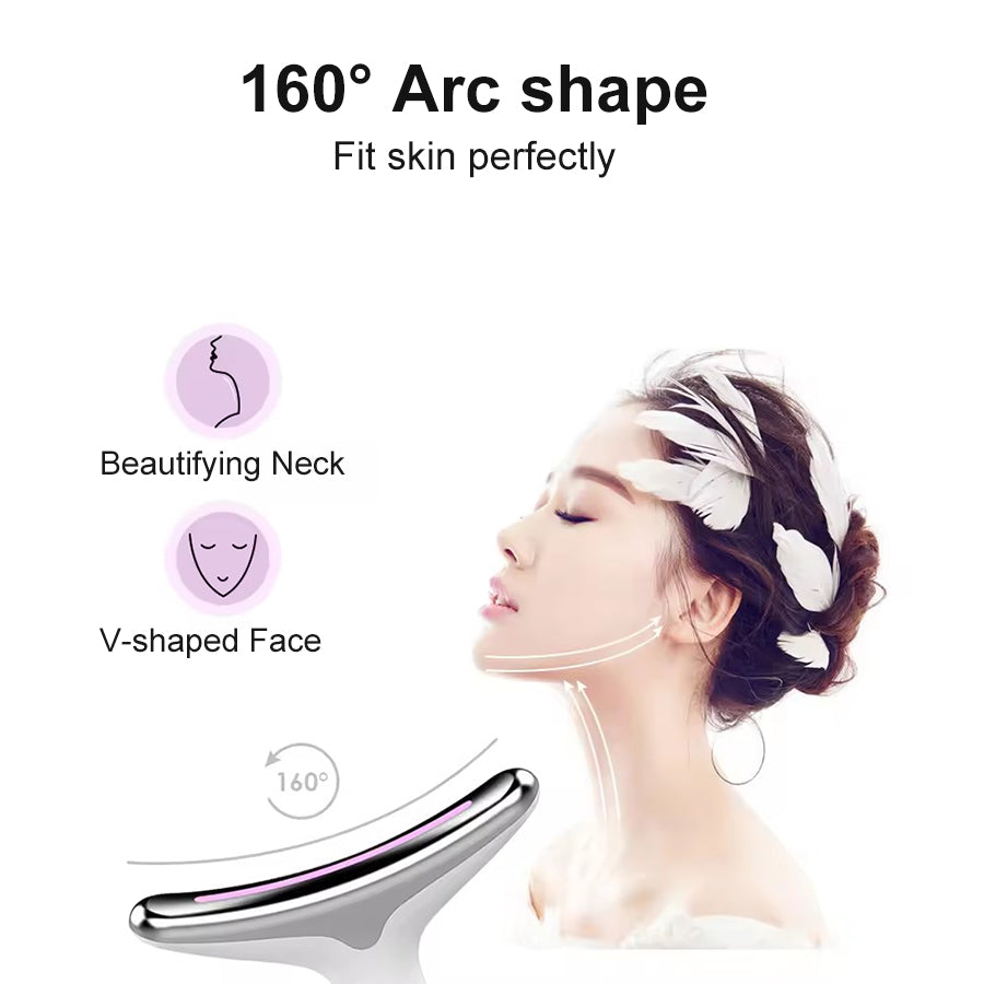 7 Color Neck Face Massager Neck Beauty Instrument