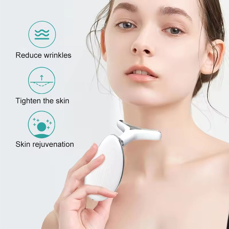 7 Color Neck Face Massager Neck Beauty Instrument
